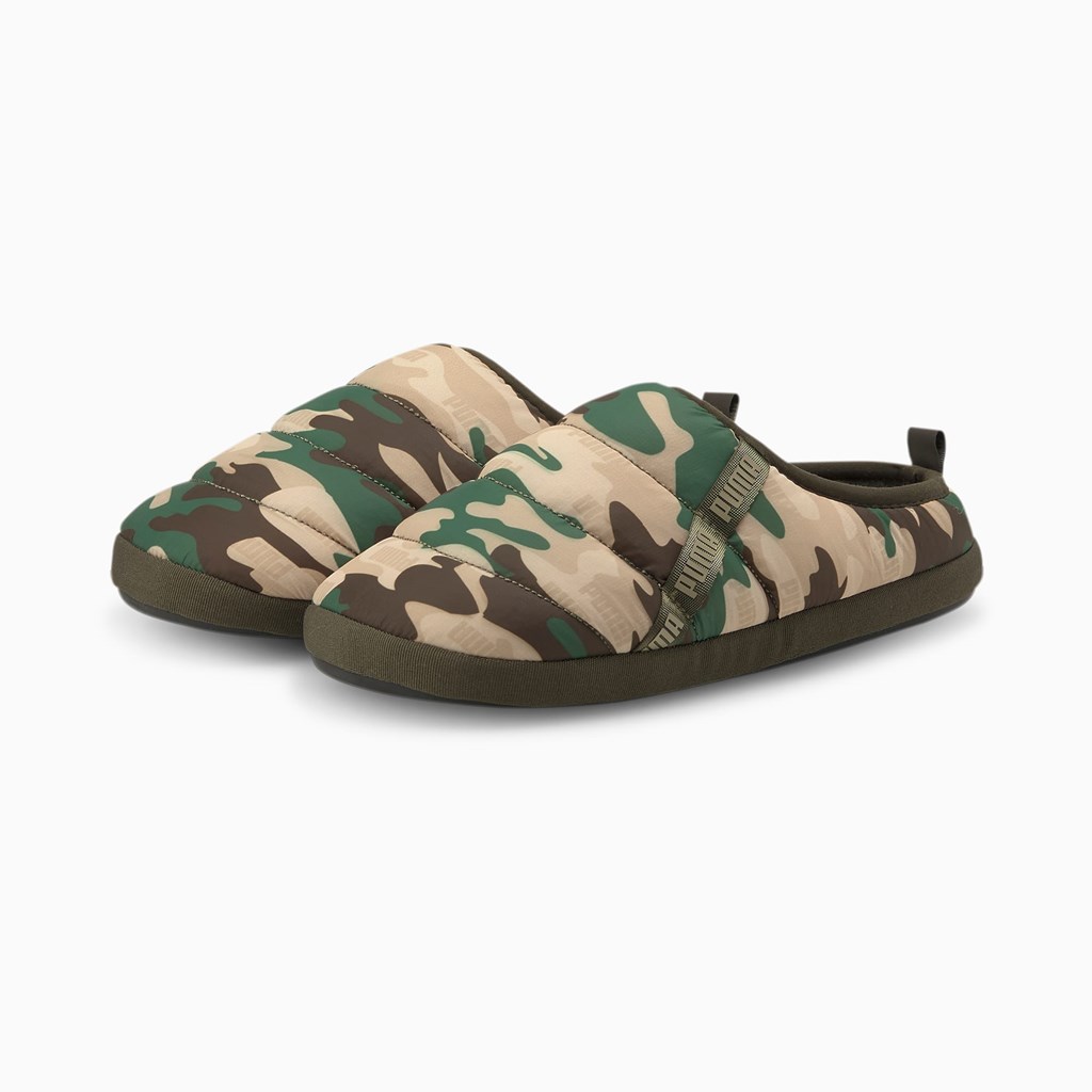 Dámské Pantofle Puma Scuff Camo Růžové | 543XZKIOY