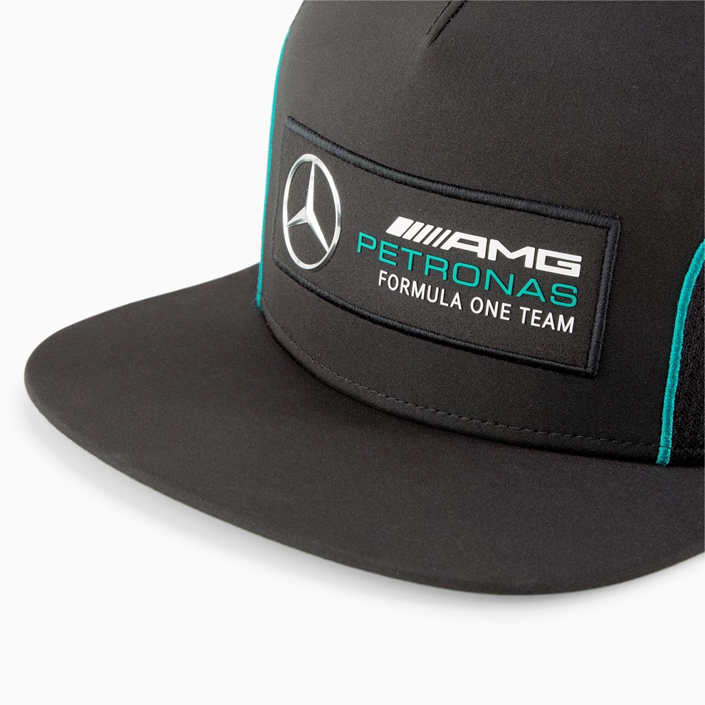 Pánské Klobouky Puma Mercedes F1 Byty Brim Černé | 371802-QTI