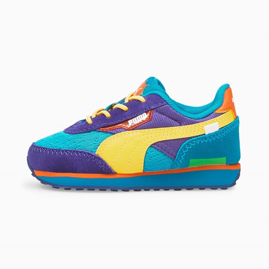 Chlapecké Tenisky Puma PUMA x RUGRATS Future Rider Toddler Žluté | 759ONUKED