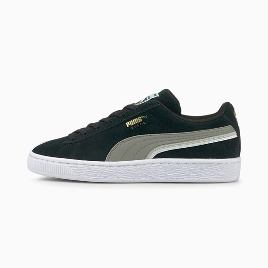 Chlapecké Tenisky Puma Suede Triplex JR Černé Bílé | 169QXUKYC