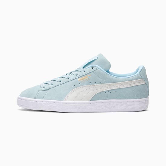 Dámské Tenisky Puma Suede Classic XXI Blankyt Bílé Zlaté | WPUIJ9621