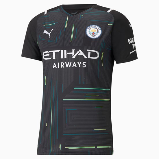 Pánské Tričko Puma Manchester City Goalkeeper Replica Černé Bílé | 198XIQNZA