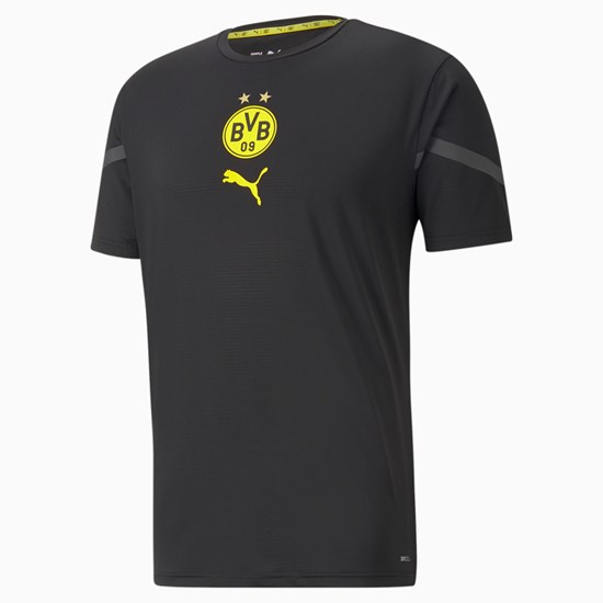 Pánské Tričko Puma PUMA x First Mile BVB Prematch Černé | 510KSIMGD